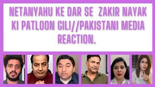 Netanyahu ke dar se zakir nayak ki patloon gilipakistani media reaction [upl. by Aehcsrop]