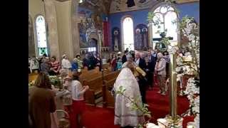 Pascha Easter Sunday at Holy Trinity Russian Orthodox Church Yonkers NY in 2010 [upl. by Millhon]