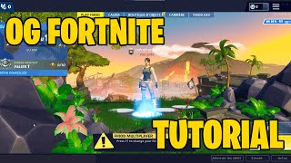 How to play OG Fortnite TUTORIAL FMOD CHAPTER 1 SEASON 8  FOV SLIDER [upl. by Ahseyk]