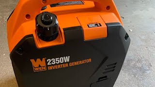 WEN 56235i Inverter Generator 2350 Watt Review [upl. by Nhaj]