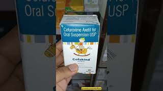 Cefakind dry syrup  Cefuroxime 125 mg syrup antibiotics urineinfection earinfection [upl. by Sirrah]