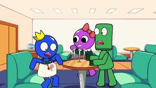 Rainbow Friends Green Have a Baby  Pink Jealous So Much  Rainbow Friends Animation [upl. by Nairolf916]