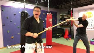 BO STAFF BASICS WITH BONUS SELF DEFENSE APPLICATION  MATT PASQUINILLI [upl. by Calie]