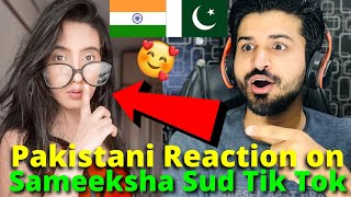 Pakistani React on Sameeksha Sud Latest TIKTOK VIDEOS  Indian Tiktoker  Reaction Vlogger [upl. by Kory284]