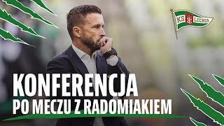 KONFERENCJA  Trenerzy po meczu Lechia Gdańsk  Radomiak Radom [upl. by Aisat536]