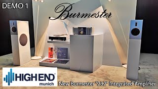 New Burmester quot232quot Integrated Amplifier  High End Munich 2023  DEMO TEST 1 [upl. by Anom]