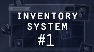 Items amp Inventory in Unity pt1  Start Simple [upl. by Angelina]