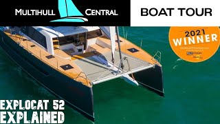 2021 Multihull of the Year Explocat 52 Explained BOAT TOUR [upl. by Aala55]