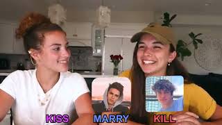 kiss marry kill with Pierson and sofie dossi pierson [upl. by Naesal]