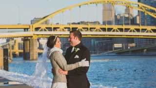 Pittsburghs Grand Hall at the Priory Wedding Reception  Maria and Zachary [upl. by Anerda]