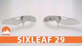 SixLeaf 29 Rattlesnake Folding Knife  Quick Look [upl. by Nosrettap143]