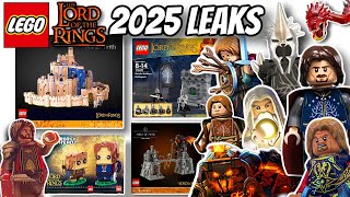 LEGO Lord of the Rings 2025 Leaks UPDATE Minas Tirith  Smaller Sets [upl. by Ahsienet]