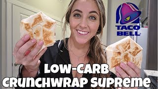 Low Carb Crunchwrap Supreme  Taco Bell Copycat  Its AMAZING [upl. by Soilisav104]