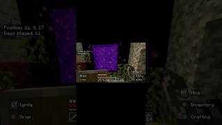 lighting and entering the lush portal for the first time pngtuber minecraft [upl. by Malloy]