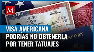 Experto aclara si te pueden rechazar la visa americana por tener tatuajes [upl. by Hosbein]