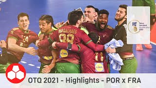 HIGHLIGHTS  Portugal x França  Torneio Pré Olímpico 2021 [upl. by Sadnak]