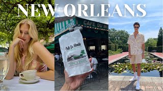 NEW ORLEANS VLOG 2021  Cafe Du Monde NOLA City Park French Quarter amp MORE  Travel Vlog [upl. by Ecissej]