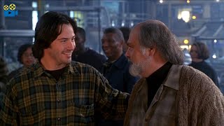 Machinist Keanu Reeves Finds The Solution  Chain Reaction 1996 [upl. by Drofdarb389]