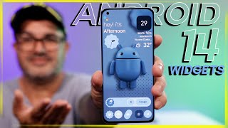 ANDROID 14 WIDGET KWGT ADAPTATIVO COM WALLPAPER 53 WIDGETS  7 WALLPAPER MATERIAL YOU [upl. by Roehm]