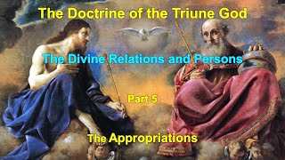 The Divine Relations and Persons 5 The Appropriations [upl. by Nosduj219]