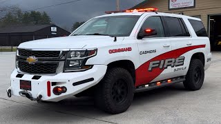 CashiersGlenville NC Fire Department 2018 Chevy Tahoe [upl. by Karr278]