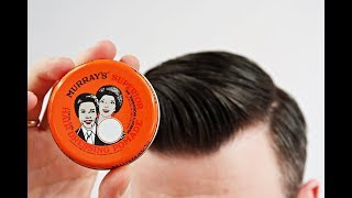 Murrays Superior Hair Dressing Pomade  recenzja woskowej pomady do włosów [upl. by Ardnuaed]