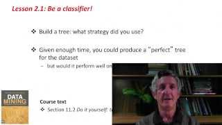 Data Mining with Weka 21 Be a classifier [upl. by Ettenoitna591]