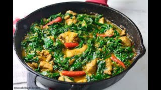 Chicken Recipes Sauteed Chicken with Spinach [upl. by Leihcar]