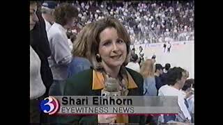 Local News Coverage of the Hartford Whalers Final Game  April 13 1997  Return the Whale [upl. by Nwadal113]