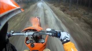 Ktm 525 exc Honda crf 450 HD [upl. by Fairbanks]