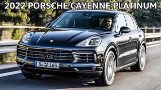 All NEW 2022 PORSCHE CAYENNE Platinum Edition [upl. by Werdna]