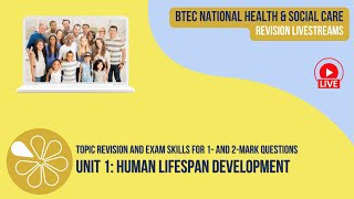 1amp2 Mark Questions in Unit 1  BTEC National Health amp Social Care [upl. by Acinok593]