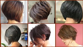 Short Graduated bob haircut and hairstyles bobhaircut graduatedbobhaircut stackedbob hairology [upl. by Hendrick]