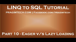 Part 10 Difference between eager loading and lazy loading [upl. by Aleusnoc]