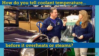 Ford Model A QampA of the day  How do you tell coolant temp before it overheats or see steam [upl. by Llednahs975]