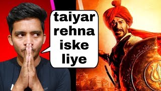 Tanhaji trailer review Bawaal hai lekin  badal yadav  Tanhaji the unsung warrior trailer [upl. by Julis75]