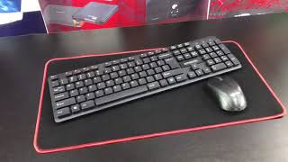 SENSONIC UX4000 CORDLESS DESKTOP 2 4GHz WIRELESS MOUSE amp KEYBOARD SET 100 ORIGINAL [upl. by Yadsendew]