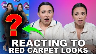 Reacting To Our OLD Red Carpet Looks  Merrell Twins [upl. by Behrens]