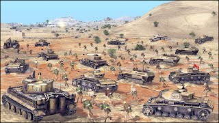 GERMAN DEVASTATING ASSAULT  AMERICAN DEFENSE at KASSERINE PASS [upl. by Hayn]