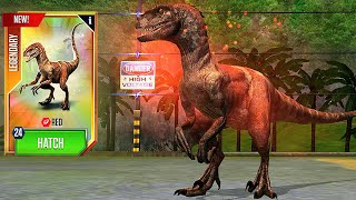 NEW LEGENDARY RED X3 MAX LEVEL 40  JURASSIC WORLD THE GAME [upl. by Aletsirc]