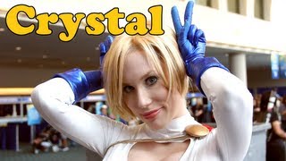 Crystal Power Girl Interview San Diego ComicCon 2013 [upl. by Snah545]