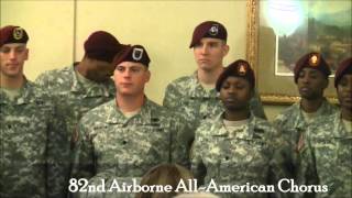 82nd Airborne AllAmerican Chorus Entrance and Exit chants  Pinehurst Concours dElegance [upl. by Werda]