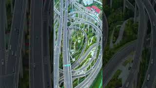 How Many Roads Do You See🤯china travel tech road shorts wow marvel mustsee architecture [upl. by Ymer]