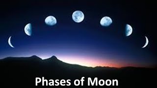 Phases of the Moon Explanation for kids Animation Lesson Unit [upl. by Curnin]