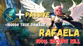 WHEN RAFAELA WAKE UP AND CHOOSE VIOLENCE🔥  RAFAELA BEST BUILD 2024  MOBILE LEGENDS [upl. by Sudderth]