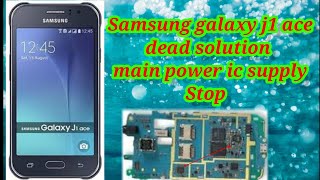 How To Samsung galaxy j1 ace dead solution power ic damage solve [upl. by Algie]