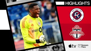 New England Revolution vs Toronto FC  Full Match Highlights  March 3 2024 [upl. by Nylevol]