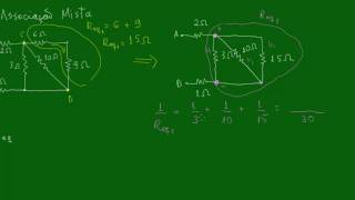 Resistores  Associação Mista  Aula 2  Eletrodinâmica  Física [upl. by Gibeon]