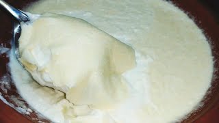 Dahi Jamane ka Sahi tareeka Halwai jaisa  Thick or itni moti malai wali dahi ab jamae ghar par Curd [upl. by Brinn]