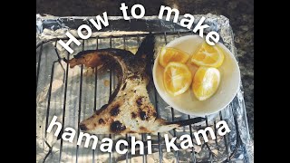 How to Make Hamachi Kama  Yellow Tuna Collar [upl. by Gail]